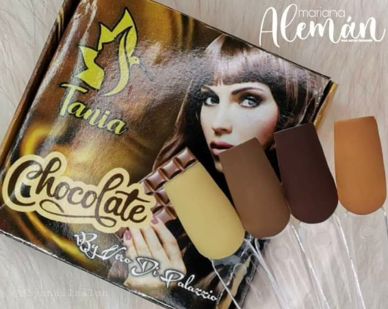 COLECCION ACRILICOS CHOCOLATE TANIA